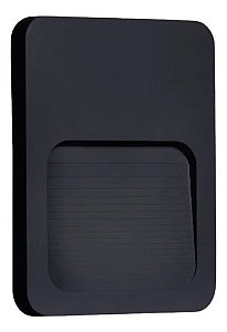 Balizador Anton Preto Led 2w 3000k Bivolt Ip65
