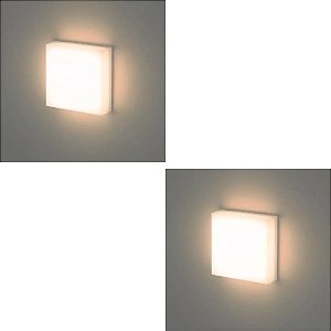 Kit 2 X Arandela Parede Ice 7,5w 3000k Stella Stl21700br/30 Bivolt Branco