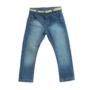 Calça Jeans Skinny Femina Com Cinto Jhump Club - 112015