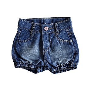 Shorts Jeans Balonê Bebê Menina Jhump Club