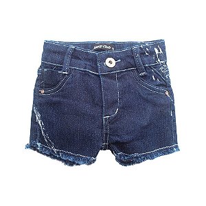 Shorts Jeans Bebê Menina Jhump Club