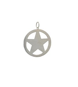 Estrela de Davi em prata 750