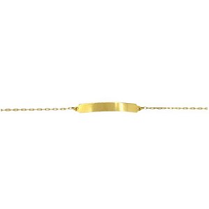 Pulseira em Ouro 18K Chapinha