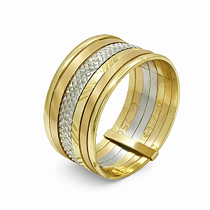 Anel em Ouro 18K 7 Fios