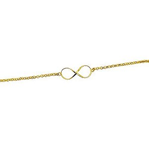 Pulseira em Ouro 18K Infinito