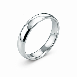 Aliança em Prata 925 Lisa