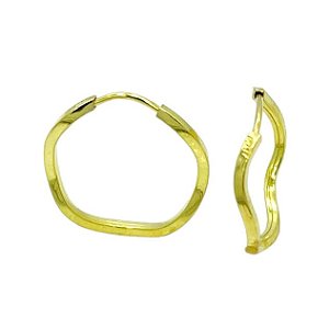 Argola em Ouro 18K Redonda