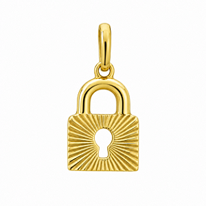 Pingente em Ouro 18k Cadeado