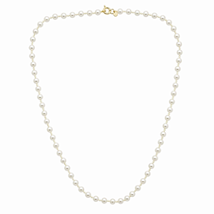 Gargantilha em Ouro 18K de Perolas 3,00 mm