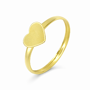 Anel em Ouro 18K Coração