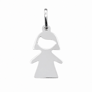 Pingente em Prata 925 Menina