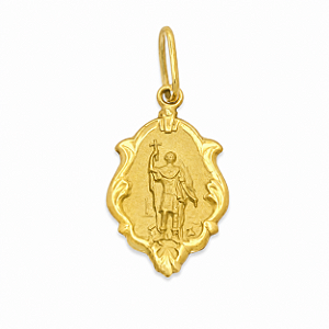 Pingente em Ouro 18K Ornato Medalha Santo Expedito