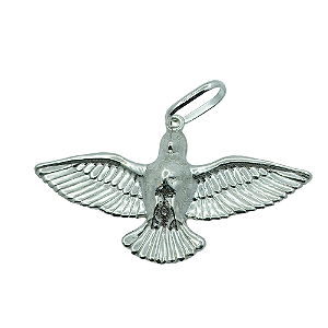 Pingente em Prata 925 Divino Espírito Santo