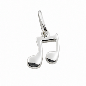 Pingente em Prata 925 Nota Musical
