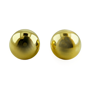 Brinco em Ouro 18k Bola 8,00 mm