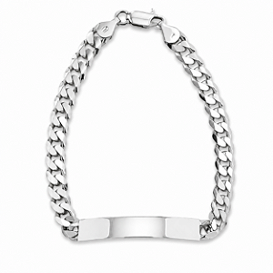 Pulseira em Prata 925 Chapa Grume