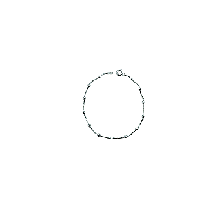 Pulseira em Prata 925 Bolinhas 3,00 mm