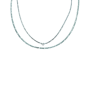Corrente em Prata 925 Figaro 60 cm