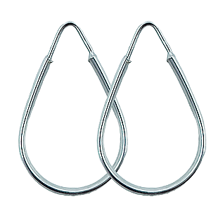 Argola em Prata 925 Gota