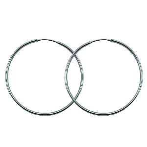 Argola em Prata 925 Redonda