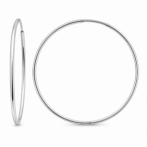 Argola em Prata 925 Redonda