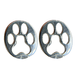 Brinco em Prata 925 Patinha Vazada