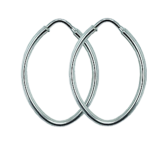 Argola em Prata 925 Gota