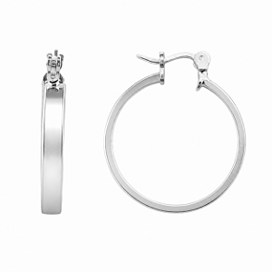 Argola em Prata 925 de redonda de Click