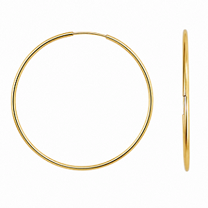 Argola em Ouro 18K Redonda