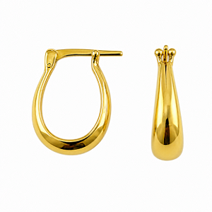 Argola em Ouro 18K Lisa Click