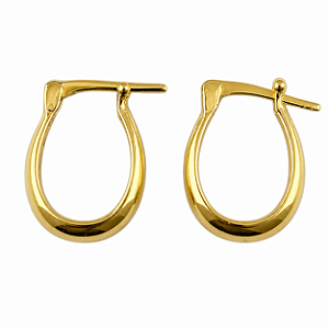 Argola em Ouro 18K Lisa Click