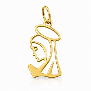 Pingente em Ouro 18k Ave Maria