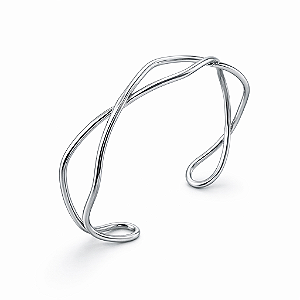 Bracelete em Prata 925 Losango vazado