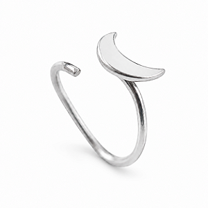 Piercing em Prata 925 Argola Meia Lua
