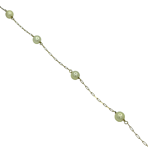 Pulseira em Ouro 18K Perola 5.30 mm