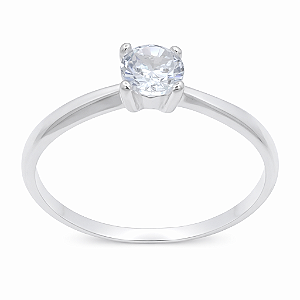 Anel em Prata 925 Solitario 6,00mm