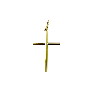 Pingente em Ouro 18k Cruz Lisa