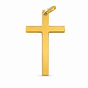 Pingente em Ouro 18K Cruz Polida