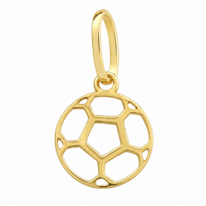 Pingente em Ouro 18K Bola de Futebol