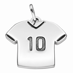 Pingente em Prata 925 Camisa 10