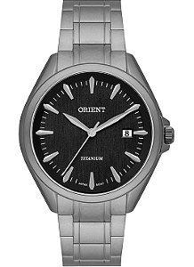 Relógio Orient Eternal Masculino Titânio Preto e Cinza MBTT1002-P1GX