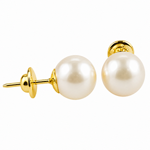 Brinco em Ouro 18K com Pérola 8,30 mm