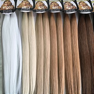 Cabelo Orgânico Liso 70cm Solto Fio a fio STB 160 Gramas Pacote Sem Brilho
