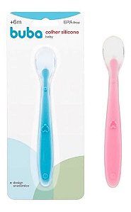 Colher Silicone Bebe Anatômica Introdução Alimentar Macia