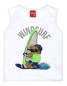 Camiseta Infantil Masculina Kyly Meia Malha Regata 111545