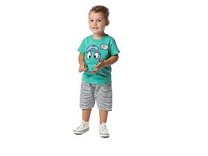 Conjunto Masculino Camiseta e Bermuda By Gus Ref. 5773
