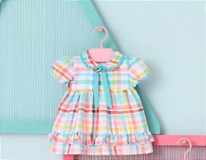 Vestido Inverno Flower Paint Mon Sucrè 078