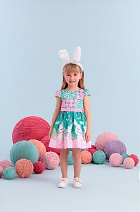 Vestido Inverno Flower Bunny 080 Mon Sucrè