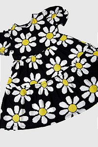 Vestido Malha Florpix Preto A Fabula