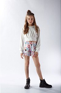 Conjunto Blusa e Shorts Menina Anjo